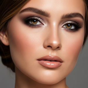 مكياج سهرة مع كنتور بدون رموش