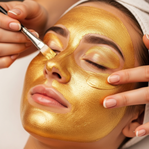 تنظيف بشرة كلاسيك بماسك الذهب + جلسة لتفتيح نضارة العيون