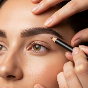 رسم حواجب قلم