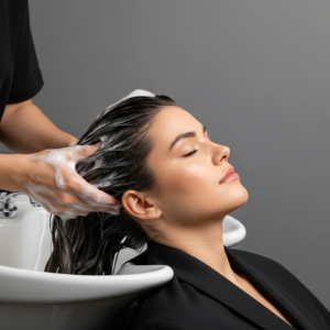 غسيل شعر شامبو عادي