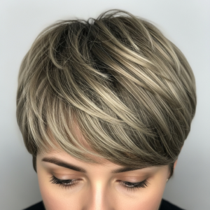 رينساج وخصل بدون امونيا قصير جدا