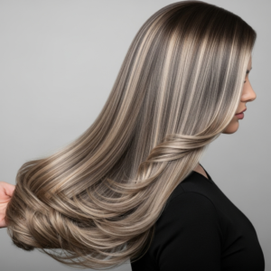 خصل هايلايت طويل جدا