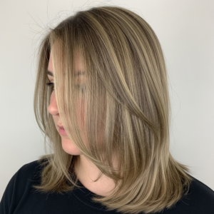 صبغة لون واحد وخصل خالية من الامونيا طويل