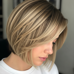 خصل هايلايت قصير