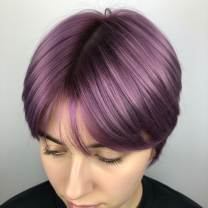 صبغة لون واحد بالامونيا قصير