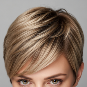 رينساج وخصل بدون امونيا قصير