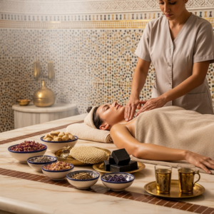 حمام مغربي الأعشاب